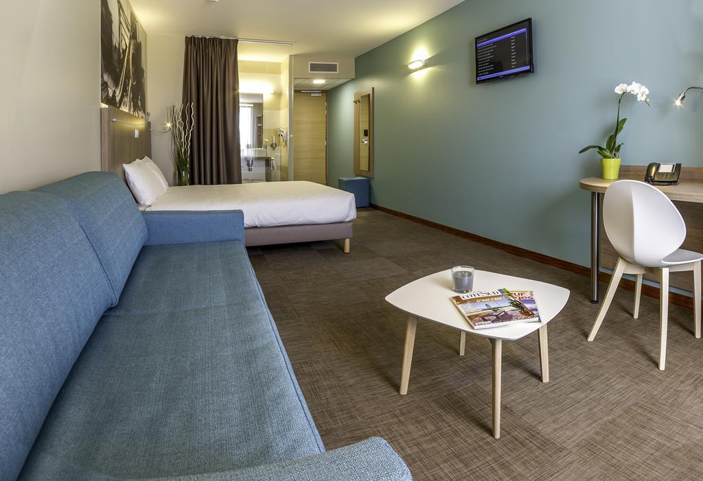 Saint-Aunes The Originals City, Hotel Ecoparc, Montpellier Est חדר תמונה